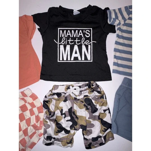 Boys 6-9 Months Clothing Bundle 15pc Tops, Bottoms, jumpsuits, Outfits - Picture 9 of 15